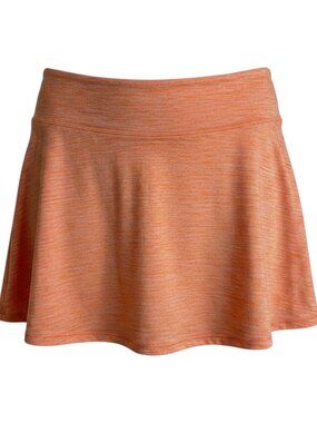 Fulbelle Women's Shorts Skort XL Creamsicle Orange Pockets